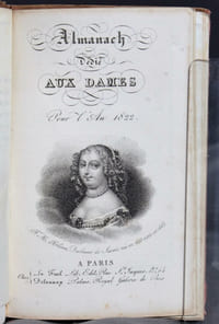 Almanach dédié aux Dames pour l'an 1822.