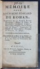 Mémoire pour Louis-René-Edouard de Rohan, Cardinal de La Sainte Eglise Romaine, Evêque Et Prince De Strasbourg, Landgrave D'Alsace, Prince-Etat ...