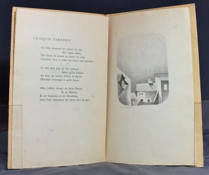 Quatre poèmes illustrés de quatre lithographies originales.. VERHAEREN Emile; APOLLINAIRE Guillaume; VERLAINE Paul; DU BELLAY Joachim: