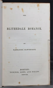 Blithedale Romance.
