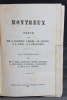 Montreux.. RAMBERT E.; LEBERT; DUFOUR Ch.; FOREL F.-A.; CHAVANNES A.: