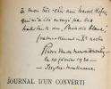 Journal d'un converti. Traduit du Hollandais par l'auteur.. VAN DER MEER DE WALCHEREN Pierre; BLOY Léon (intro.):