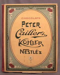 Album Timbres. Chocolats Peter Cailler's Kohler Nestlé's.
