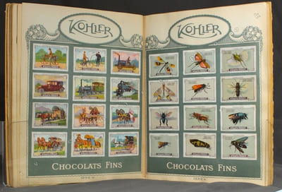 Album Timbres. Chocolats Peter Cailler's Kohler Nestlé's.
