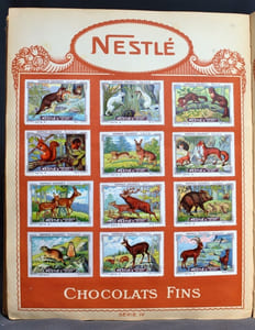 Album Timbres. Chocolats Peter Cailler's Kohler Nestlé's.