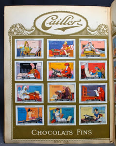 Album Timbres. Chocolats Peter Cailler's Kohler Nestlé's.