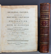 Original papers, containing the secret history of Great Britain from the Restoration, to the accession of the House of Hannover to which are prefixed extracts from the life of James II as written by himself. The whole arranged and published by James Macpherson. par MACPHERSON James: - Image 2