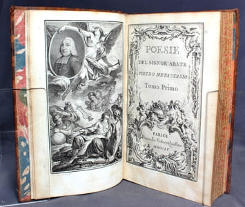Poesie del signor abate Pietro Metastasio.