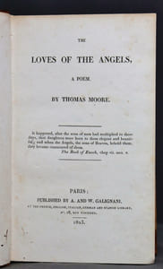 The loves of the angels, a poem [relié avec] The Island; or, Christian and his comrades [relié avec] The age of bronze; or, Carem seculare et annus haud mirabilis [relié avec] Rhymes on the road, fables, etc. [relié avec] The vision of judgment. By Quevedo Redivivus. Suggested by the composition so entitled by the author of "Wat Tyler".