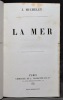 La mer.. MICHELET [Jules]: