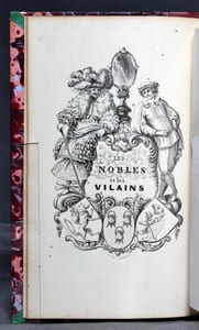 Les nobles et les vilains du temps passé ou recherches critiques sur la noblesse et les usurpations nobiliaires.