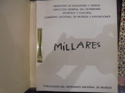 Manuel Millares 1926-1972. Catálogo de la exposición celebrada en las Salas de la Dirección General del Patrimonio Artístico y Cultural.