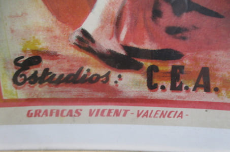 EL TORERO avec Danielle Darrieux, Pepin Martin Vazquez. 1954.