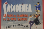 Sascoenea, le parc de camping de la côte basque. Affiche du Camping d'Hendaye