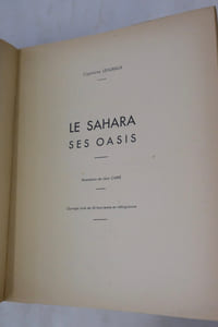 Le Sahara, ses Oasis