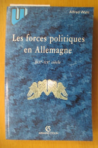 LES FORCES POLITIQUES EN ALLEMAGNE XIX-XXe siècle.