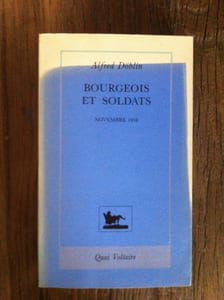 BOURGEOIS ET SOLDATS. Novembre 1918.
