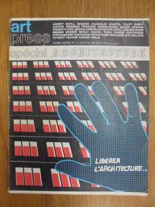 Art Press spécial Architecture. Hors Série N° 2. Juin - Juillet - Aout 1983.