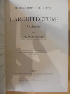 L'architecture -Antiquité