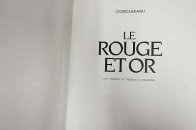 Le rouge et or
