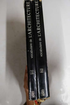 Vocabulaire de l'architecture. Principes d'analyse scientifique en 2 volumes. Collectif