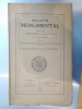 BULLETIN MONUMENTAL. N°90. . F. Deshoulières & Marcel Aubert