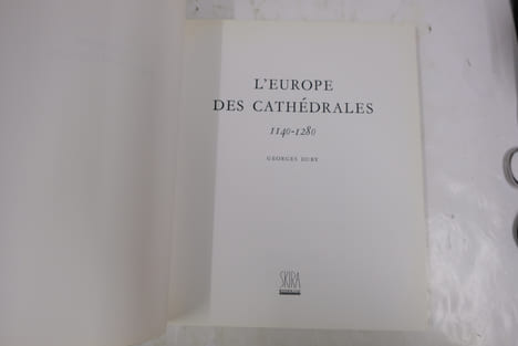 LE MOYEN AGE L'EUROPE DES CATHEDRALES 1140 / 1280. GEORGES DUBY