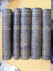 Manuel des lois du batiment. 5 TOMES.