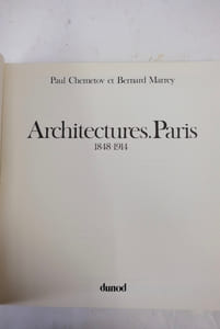ARCHITECTURES. PARIS 1848-1914.