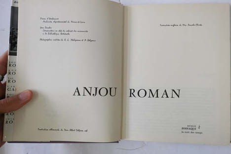 Anjou Roman. Collectif