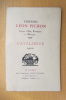 EDITIONS LEON PICHON. Livres d'Art, Estampes et Musique. CATALOGUE 1920.. 