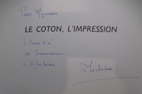 LE COTON, L'IMPRESSION. (avec un envoi de l'Auteure).. Micheline Viseux