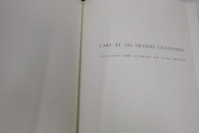 5 Tomes de la Collection L'art et les grandes civilisations