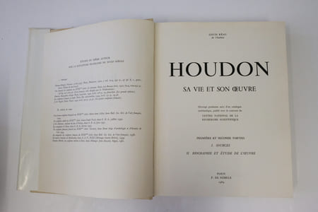 Houdon, sa vie et son oeuvre. 4 parties en 2 volumes.