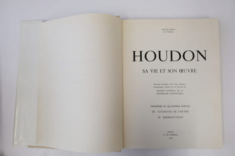 Houdon, sa vie et son oeuvre. 4 parties en 2 volumes.. Louis Réau