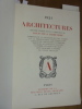 Architectures.  Paris, Edition de la Nouvelle Revue Francaise, 1921. Süe, Louis u. André Mare.