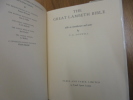 The great Lambeth Bible, with an introd and notes
. Dodwell, Charles Reginald
