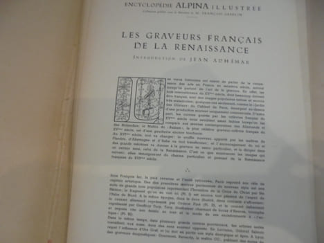 Les graveurs français de la Renaissance
. Adhémar Jean