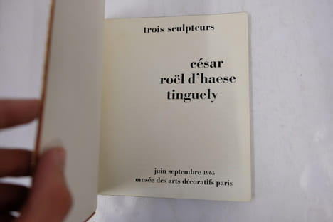 Trois Sculpeurs: Cesar, Roel D'Haese, Tinguely
. Coll