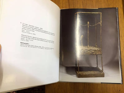 Catalogue d'exposition, Alberto Giacometti (1901 - 1966), 14 sculptures & 4 peintures
