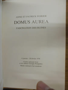 DOMUS AUREA - Fascination des ruines.