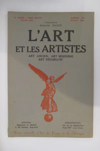 L'ART ET LES ARTISTES. Art Ancien, Art Moderne, Art Décoratif.