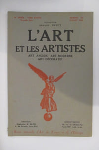 L'ART ET LES ARTISTES. Art Ancien, Art Moderne, Art Décoratif.