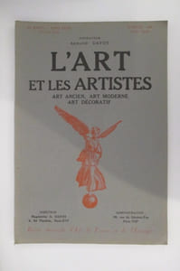 L'ART ET LES ARTISTES. Art Ancien, Art Moderne, Art Décoratif.