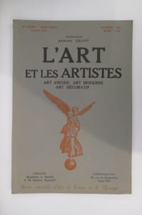 L'ART ET LES ARTISTES. Art Ancien, Art Moderne, Art Décoratif.