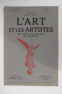 L'ART ET LES ARTISTES. Art Ancien, Art Moderne, Art Décoratif.