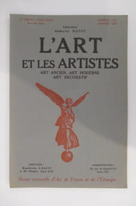 L'ART ET LES ARTISTES. Art Ancien, Art Moderne, Art Décoratif.