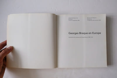 Georges Braque en Europe. Centenaire de la naissance de Georges Braque (1882 - 1963). Exposition au Galerie des Beaux-Arts, Bordeaux, et au Musée d'Art Moderne, Strasbourg, 1982