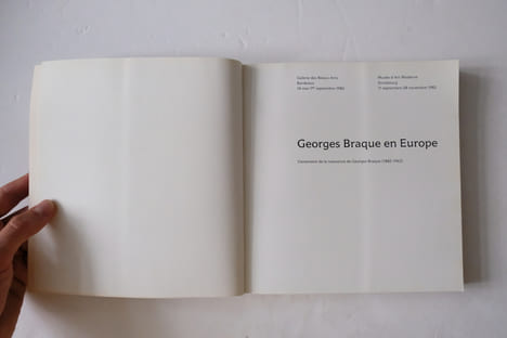 Georges Braque en Europe. Centenaire de la naissance de Georges Braque (1882 - 1963). Exposition au Galerie des Beaux-Arts, Bordeaux, et au Musée ...