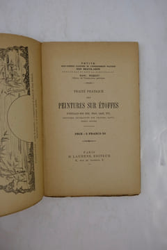 Traité pratique des Peintures sur Étoffes - Éventails sur soie, peau, gaze etc.. Karl Robert